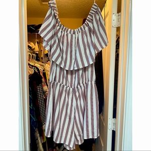 Off the shoulder romper